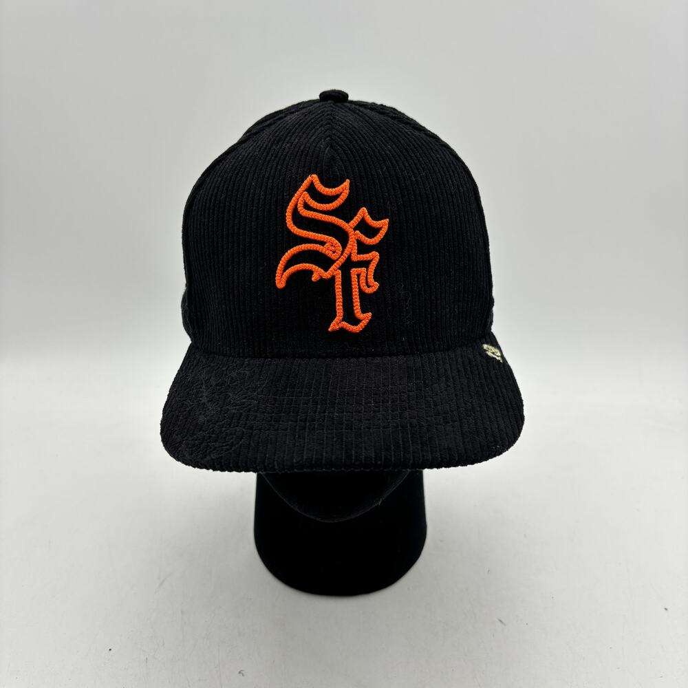 Dvniel Luu Daniel SF Giants The City Corduroy Snapback Hat Limited 1 of 1